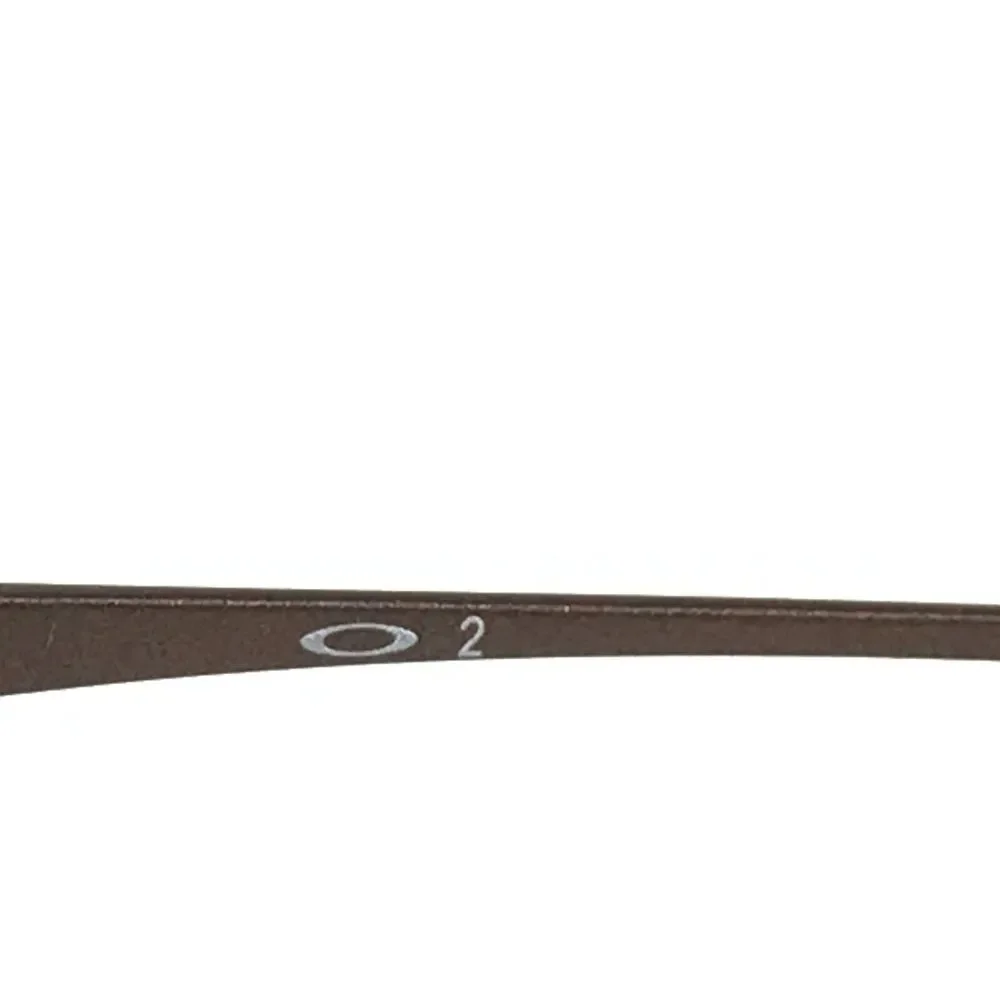 Vintage Oakley Eyeglasses Frames O2 11-614 Red Matte Burgundy Wrap 48-19-130 - Picture 11 of 11